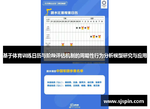 基于体育训练日历与阶段评估机制的周期性行为分析模型研究与应用